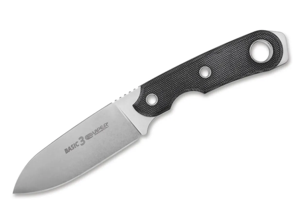 Basic 3 D2 Micarta Black