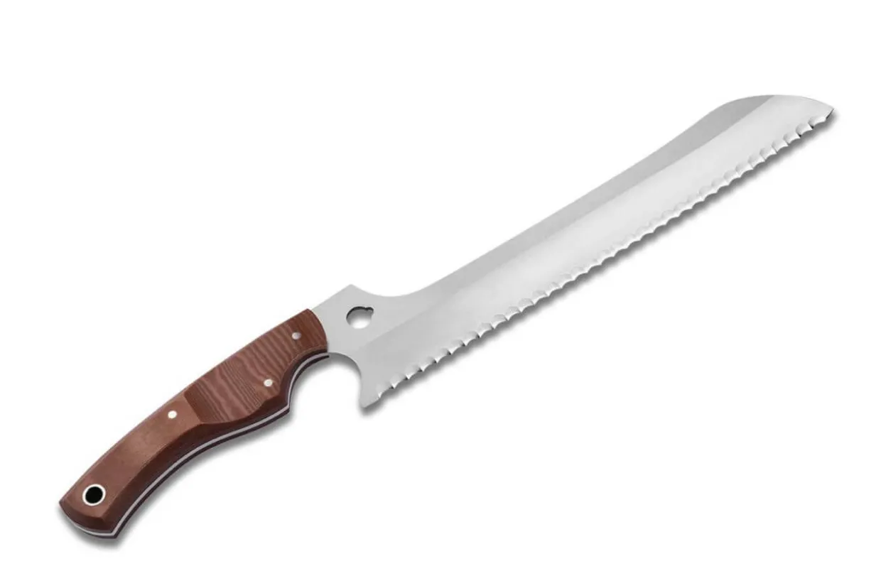 Brotmesser Micarta Braun