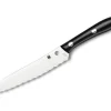 Chefmesser Black Corian Serrated