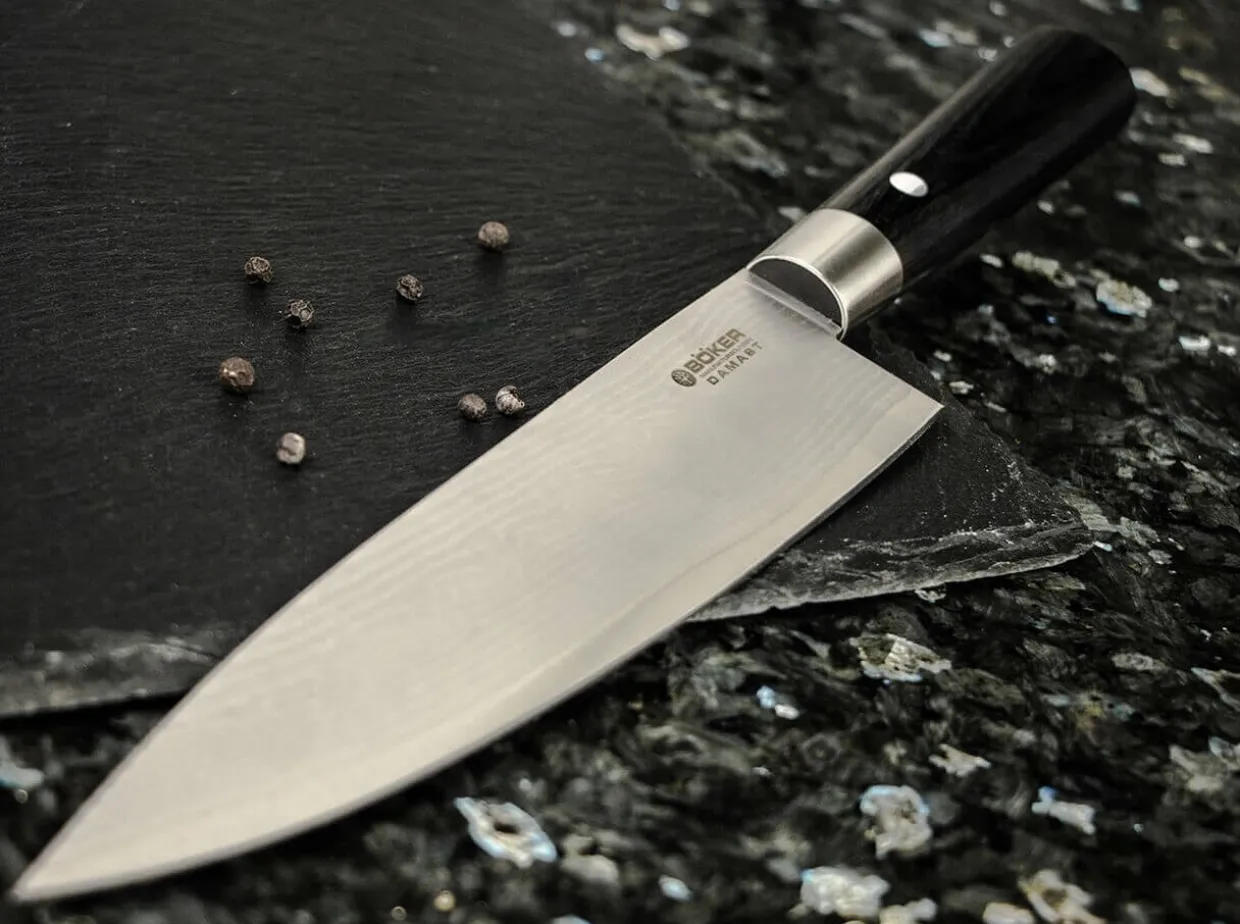 Damast Black Chefmesser Klein