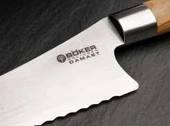 Damast Olive Brotmesser