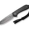 Fixed Blade Elementum Ebony Damascus