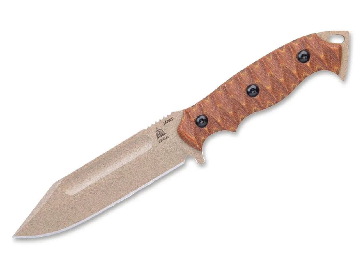 M-Pat Tan Canvas Micarta