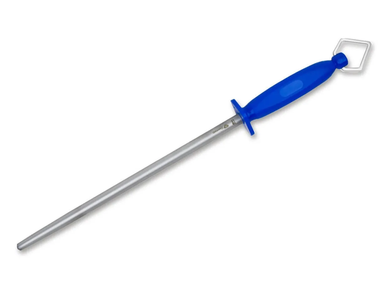 Professional Sharpening Steel Round 12" Blue