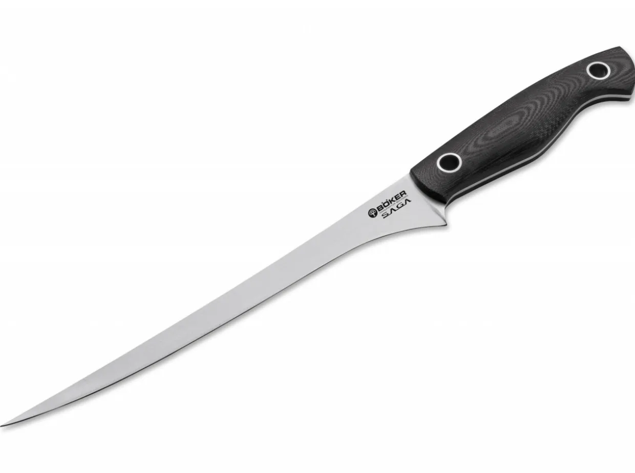 Saga Filetiermesser G10 Satin