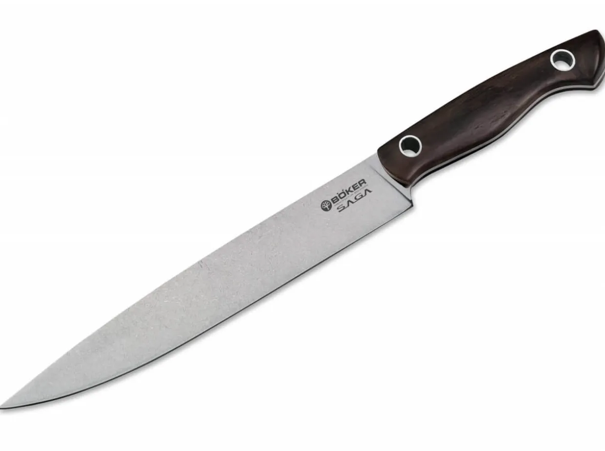 Saga Schinkenmesser Grenadill