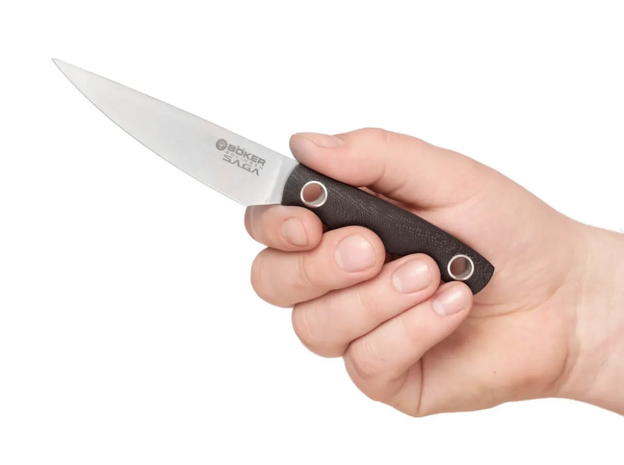 Saga Spickmesser G10 Stonewash