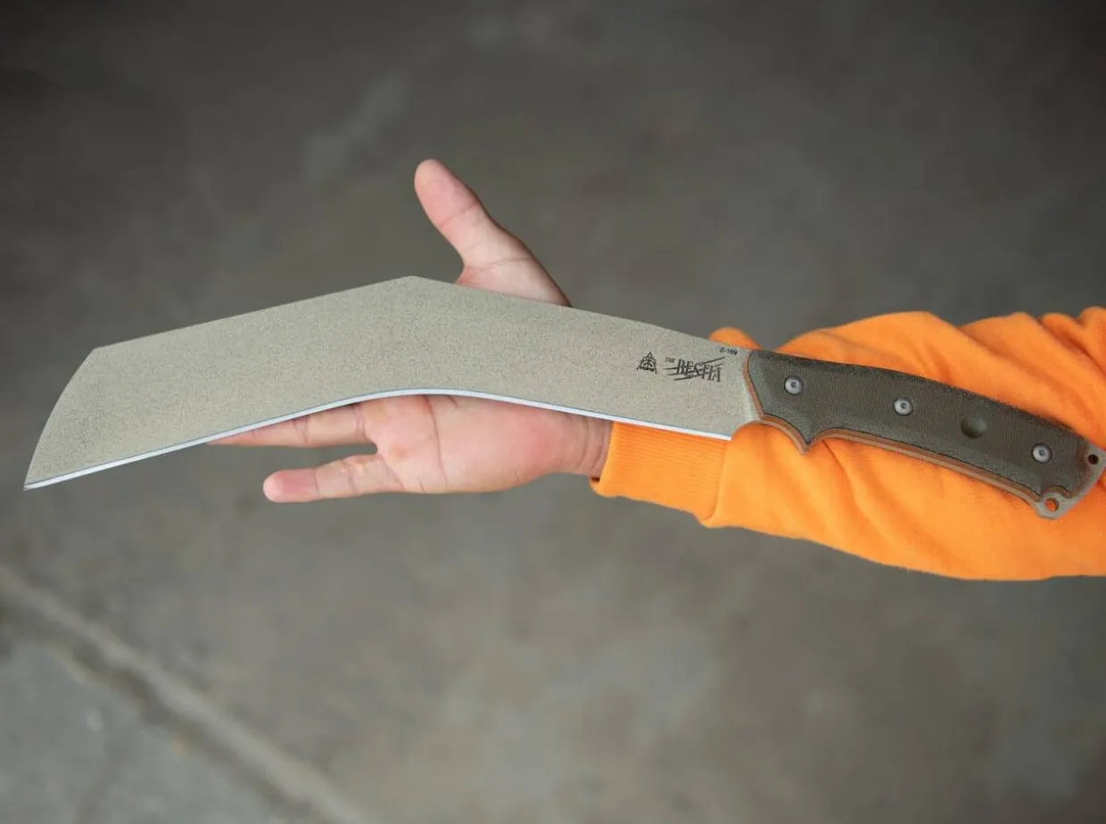 The Bestia Micarta Green